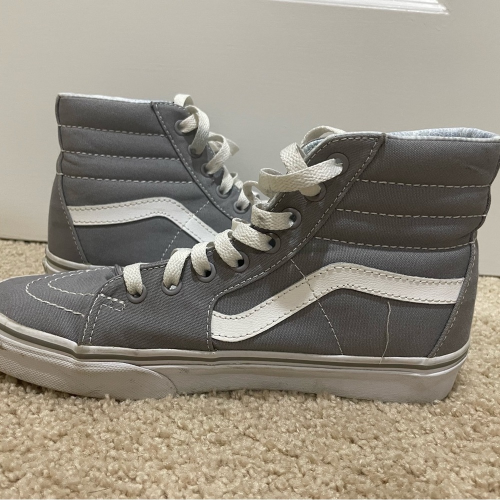 Grey Canvas Vans